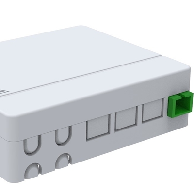 100.5*85*29mm Telekommunikation 4 Ports Glasfaser-Fassett-Terminal Verbindungskiste