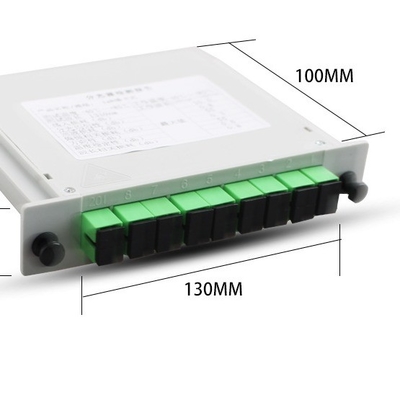 Telekommunikation FAT und FTD FTTH-Fasersplitter mit WDM-Kassette-PLC-Splitter 1x8 SC APC