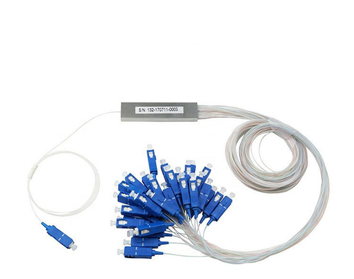 1M/1.5M G657A Optische Faser-PLC-Splitter 1x2 1x4 1x8 1x16 für SC/FC/LC/ST-Anschlusstyp