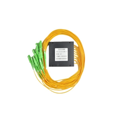 Netzwerk-PLC-Splitter SC/APC ABS-Box Einzelmodus-Optische Fasersplitter SC/UPC PCL-Splitter