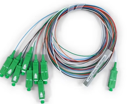 FTTH Mini Stahlrohr Splitter Glasfaser Micro 1 * 8 SC APC MINI 1m 1,5m PLC Splitter