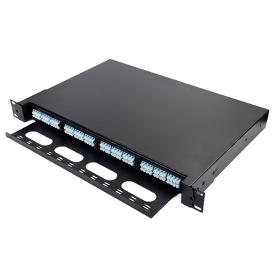 Stärke 19 Zoll Wiegand Netzwerk 48 SC 96 LC 4 Port Faser Ningbo Patch Panel Glasfaser