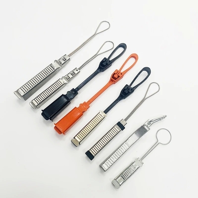 Kunststoff und Metall 2-9MM Glasfaser Spannung Klemme für Drop Kabel anpassbares Design