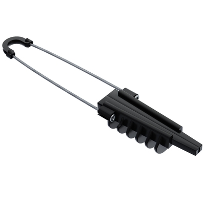 Kunststoff und Metall 2-9MM Glasfaser Spannung Klemme für Drop Kabel anpassbares Design