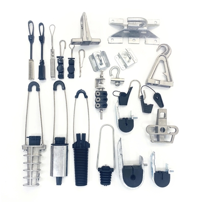 Kunststoff und Metall 2-9MM Glasfaser Spannung Klemme für Drop Kabel anpassbares Design