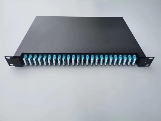 260*200*60 mm FTTH-Vertriebsfasersystem 1U 96 Kern LC SC Rack montiert MPO MTP Glasfaser Patch Panel ODF