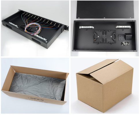 1U SC ftth 12 Ports Glasfaser-Patch-Panel für nahtlose Glasfaserkonnektivität