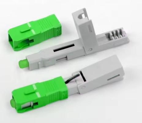 FTTH SC APC-Schnellanschluss für die Installation von Glasfaserfeldern mit geringem Signalverlust