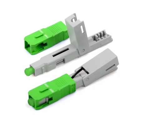 FTTH SC APC-Schnellanschluss für die Installation von Glasfaserfeldern mit geringem Signalverlust