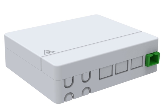 3 Wandmontierte Terminalbox 4 Ports FTTH-Fasersteckdose für die Ein-Modus-Fasernost
