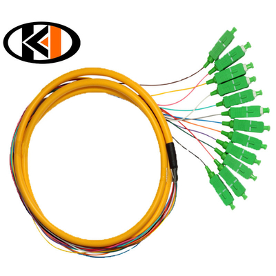 1.5m SC/UPC- oder SC/APC-Einzelkern-Optikfaser-Pigtail mit Einsetzverlust ≤ 0,3 dB