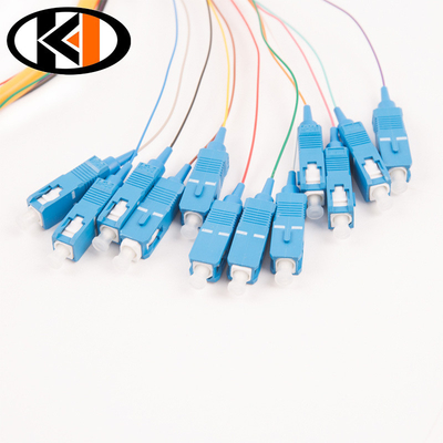 1.5m SC/UPC- oder SC/APC-Einzelkern-Optikfaser-Pigtail mit Einsetzverlust ≤ 0,3 dB