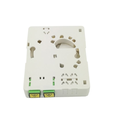 Wandmontierte FTTH-Mini-Glasfaser-Socket-Panel-Box mit 2 Anschlüssen und SC/APC Pigtail