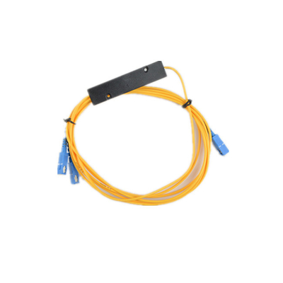 1x2 4 8 16 Box PLC G657A1 0,9mm SCUPC Tapered Fiber Optic PLC Splitter für die Direktivität dB ≥55