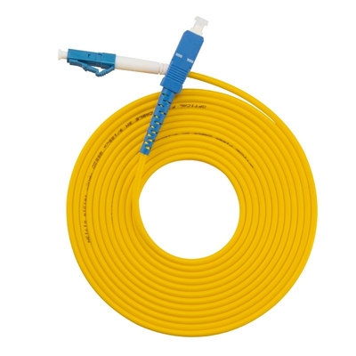 Fiberkabel 14130199 SS-OP-D-LC-S-10 LC/PC-LC/PC-Single-Mode-G6.652D-2MM-10M-PVC-YE Patch-Cord AOC MPO Kabel