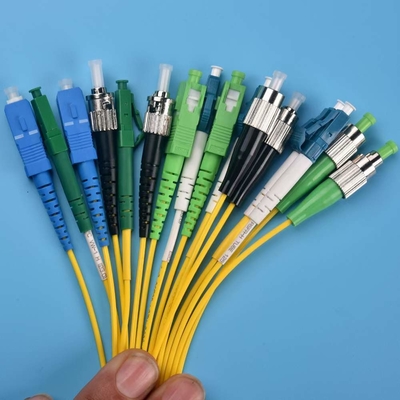 Fiberkabel 14130199 SS-OP-D-LC-S-10 LC/PC-LC/PC-Single-Mode-G6.652D-2MM-10M-PVC-YE Patch-Cord AOC MPO Kabel