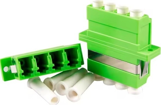 SM MM 4 Port LC APC/UPC 4 Duplexfaseroptischer Adapter zur Übertragung von Glasfasersignalen