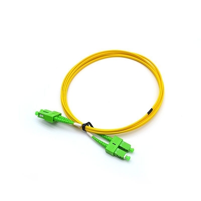 Einzelmodus 9/125 Duplex SC/UPC-SC/UPC Außenfaseroptisches Patch Cord für Telekommunikation