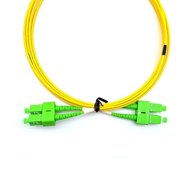 Einzelmodus 9/125 Duplex SC/UPC-SC/UPC Außenfaseroptisches Patch Cord für Telekommunikation