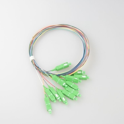 ST UPC zu ST UPC Einzelmodus PVC 3,0 mm LSZH Glasfaser-Patch Cord für hohe Bandbreite