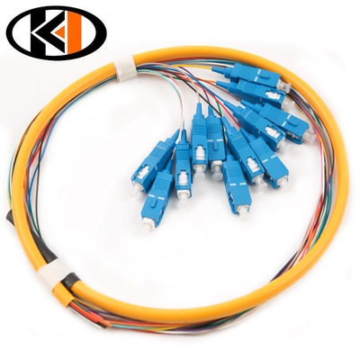 SC UPC Einzelmodus 1.5M Simplex-Faseroptik-Pigtail für einen breiten Temperaturbereich von -40-70°C