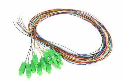 Ausgang 0,9 mm LSZH Glasfaser Pigtails 12Cords 1,5 2,0 3,0 Einsetzverlust ≤ 0,3 dB 3
