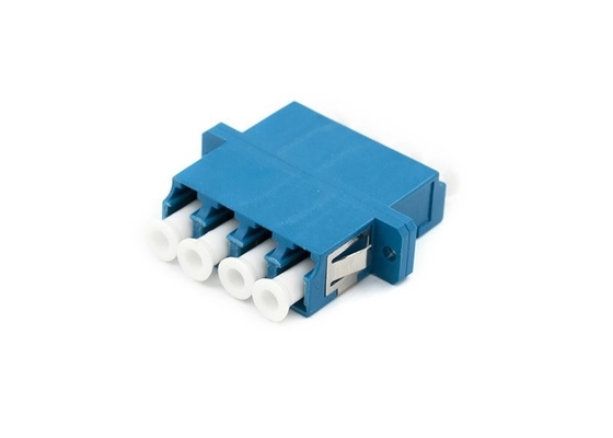 FTTH-Faseroptikadapter LC Quad Flange Coupler 4 LC für 40 bis 85 Temp Kompatibilität
