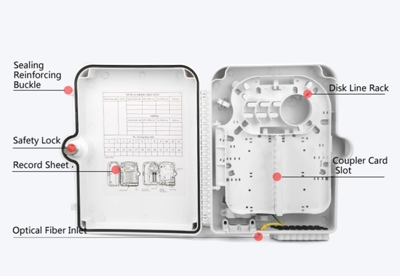 Glasfaser-Terminalbox 24 Port FTTH-Verteilfach für schnelle Netzwerkverbindung