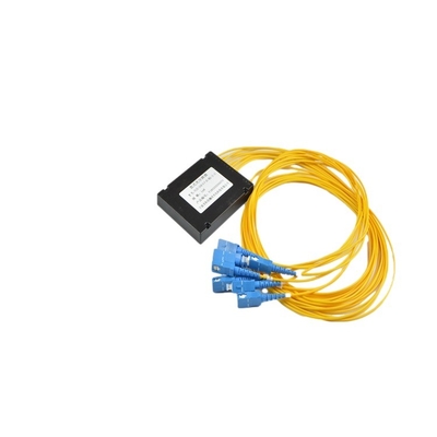 4G-Netzwerk ABS-Plastikbox-Typ Glasfaser-PLC-Splitter mit SC/APC-LC/APC-Anschluss für PON FTTX und CATV