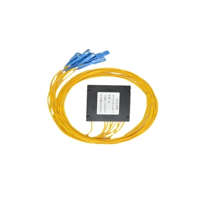 4G-Netzwerk ABS-Plastikbox-Typ Glasfaser-PLC-Splitter mit SC/APC-LC/APC-Anschluss für PON FTTX und CATV