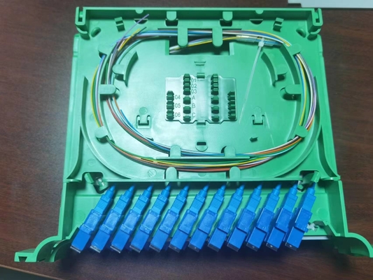 12 Kern Kleines Splißfach für FTTX ODB NAP FTTH Plastikfaseroptisches Splißfach