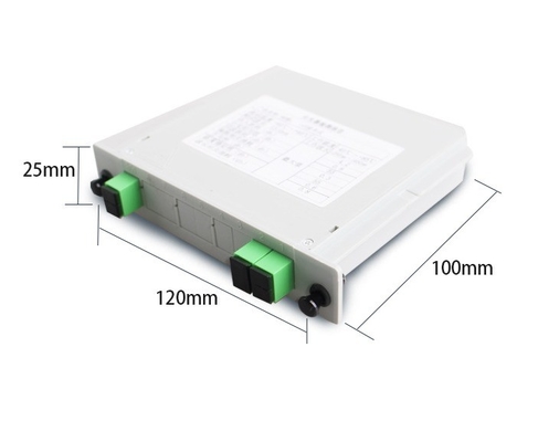 angepasster G657 Faser Typ 2x1 Kartensplitter 1*2 für 4G Netzwerk Glasfaser Schrank