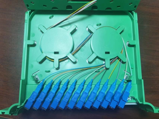 12 Kern Kleines Splißfach für FTTX ODB NAP FTTH Plastikfaseroptisches Splißfach