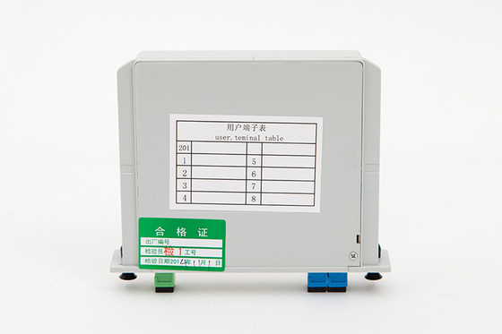 angepasster G657 Faser Typ 2x1 Kartensplitter 1*2 für 4G Netzwerk Glasfaser Schrank