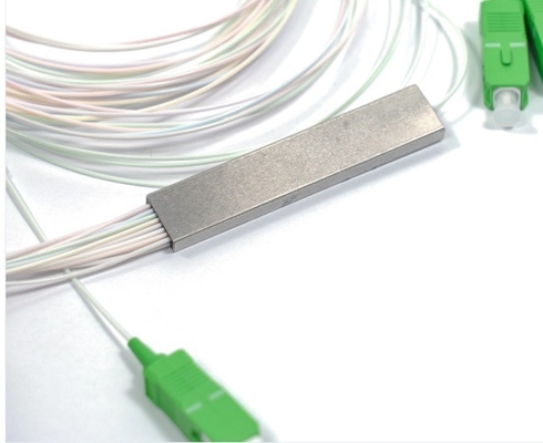 1*32 1*64 1*128 Stahlrohr SC/ APC Mini-Faseroptik GPON 1x128 PLC Splitter