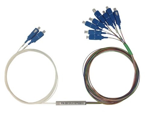Fasersplitter 0,9mm 1*3 1*5 1*6 1*7 2*4 2*32 Wege SC/UPC SC/APC Steckverbinder Splitter 2*1