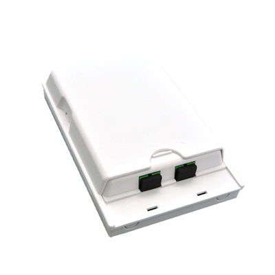 2 Port Splitter Glasfaser-Terminalbox für normale Kabel-Eingänge Einfache Installation