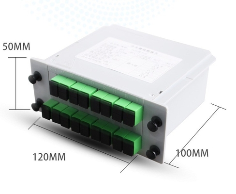PLC-Splitter zur Übertragung von Fasersignalen 1x16 LGX SC APC UPC für platzsparende Lösungen