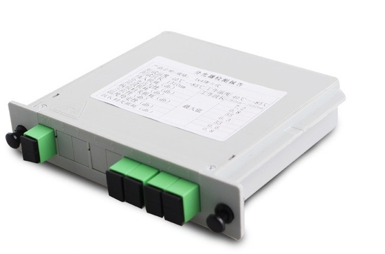 1*4 Glasfaser Grün SC APC zu SC UPC Splitter für Huawei Wellenlänge 1260-1650nm