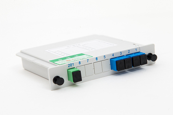 1*4 Glasfaser Grün SC APC zu SC UPC Splitter für Huawei Wellenlänge 1260-1650nm