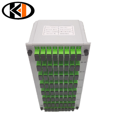 Rücklaufverlust dB ≥50 Glasfasersplitter-Kassette PLC 1x64 SC UPC für Leistung