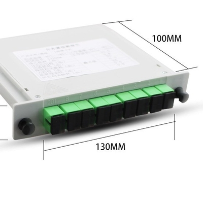 Fasertyp G657A 1x8 SC APC PLC Cassette Glasfaserspalter für die Signalübertragung