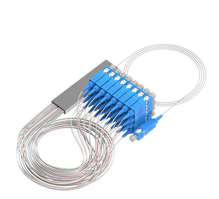 1M/1.5M G657A Optische Faser-PLC-Splitter 1x2 1x4 1x8 1x16 für SC/FC/LC/ST-Anschlusstyp