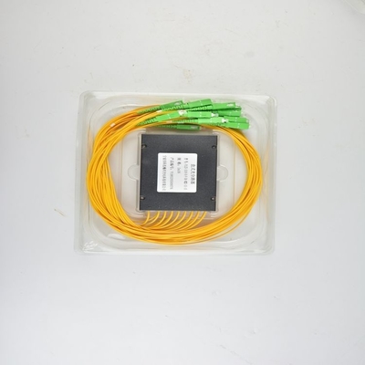 Netzwerk-PLC-Splitter SC/APC ABS-Box Einzelmodus-Optische Fasersplitter SC/UPC PCL-Splitter