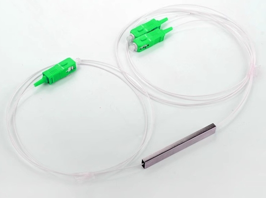 ANATEL Zertifiziert 1x8 SC/APC Micro Mini Block Stahlrohr FTTH PLC Splitter und 3 Mal