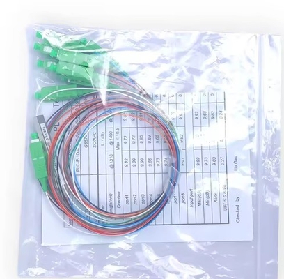 FTTH Mini Stahlrohr Splitter Glasfaser Micro 1 * 8 SC APC MINI 1m 1,5m PLC Splitter