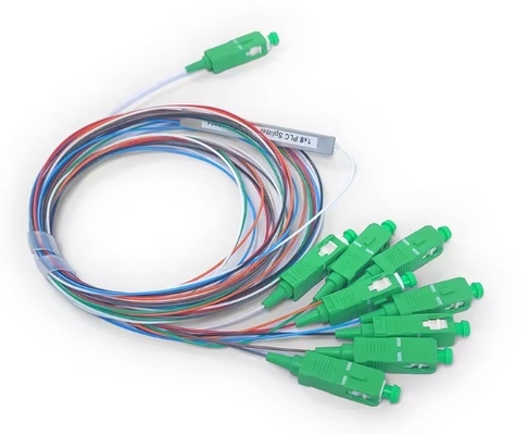FTTH Mini Stahlrohr Splitter Glasfaser Micro 1 * 8 SC APC MINI 1m 1,5m PLC Splitter