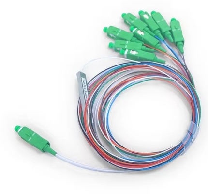 FTTH Mini Stahlrohr Splitter Glasfaser Micro 1 * 8 SC APC MINI 1m 1,5m PLC Splitter