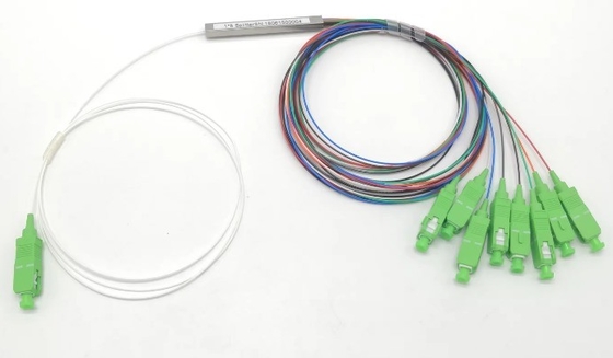 FTTH Mini Stahlrohr Splitter Glasfaser Micro 1 * 8 SC APC MINI 1m 1,5m PLC Splitter