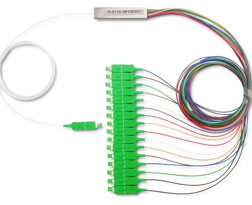 FTTH Mikro-Stahlrohr Typ 1x16 SC APC Glasfaser Splitter für FAT und FTD